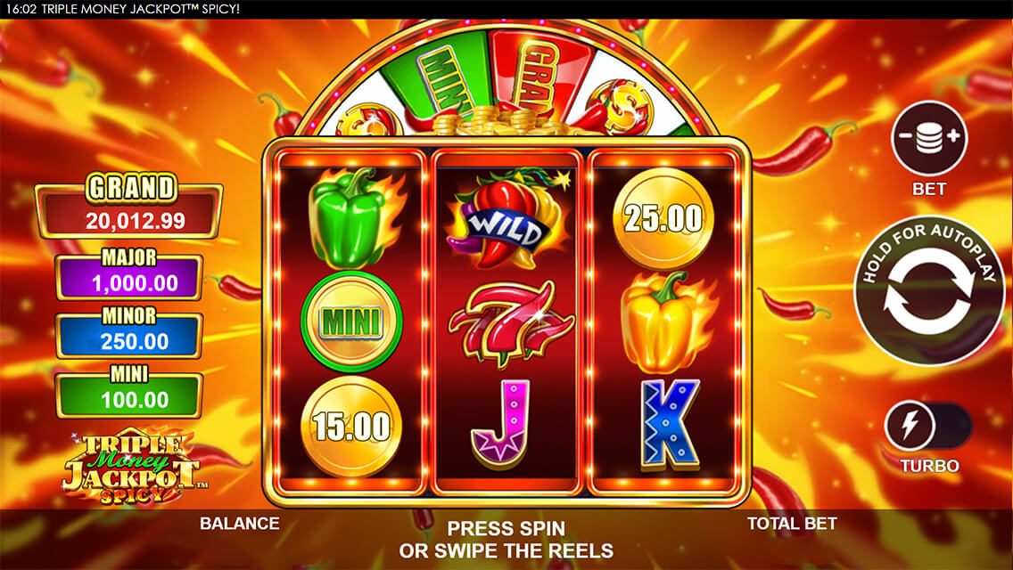 Triple Money Jackpot Spicy!